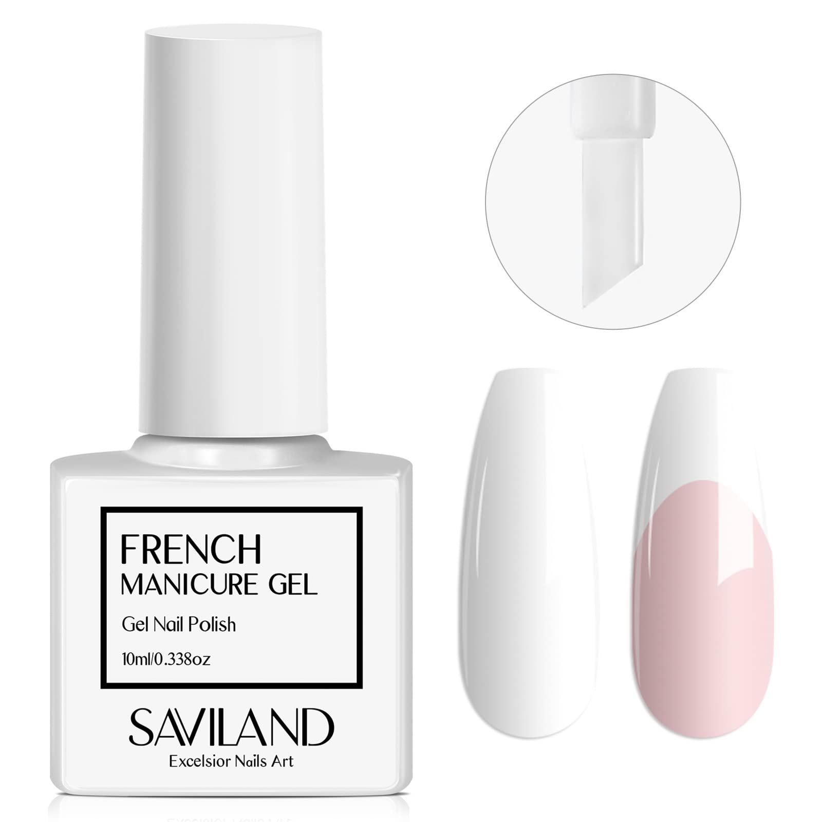 SAVILAND es esmalte gel Frances 5s para una línea de sonrisa impecable.