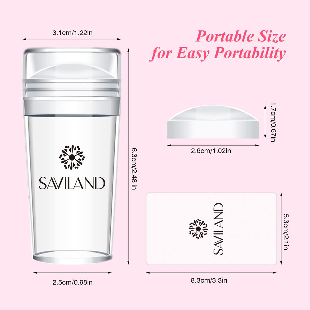 Saviland home DIY nail salon set supports quick, salon-like French manicures.