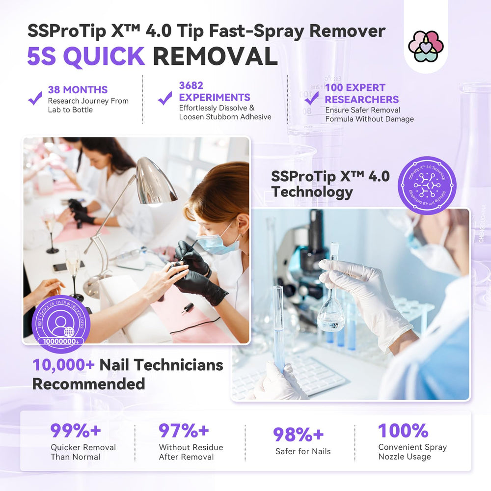SAVILAND remover in a home setup for quick gel glue removal on nails.