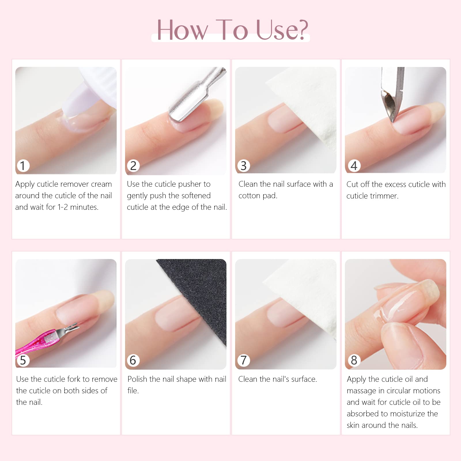 SAVILAND kit cuidado de uñas con empaque elegante