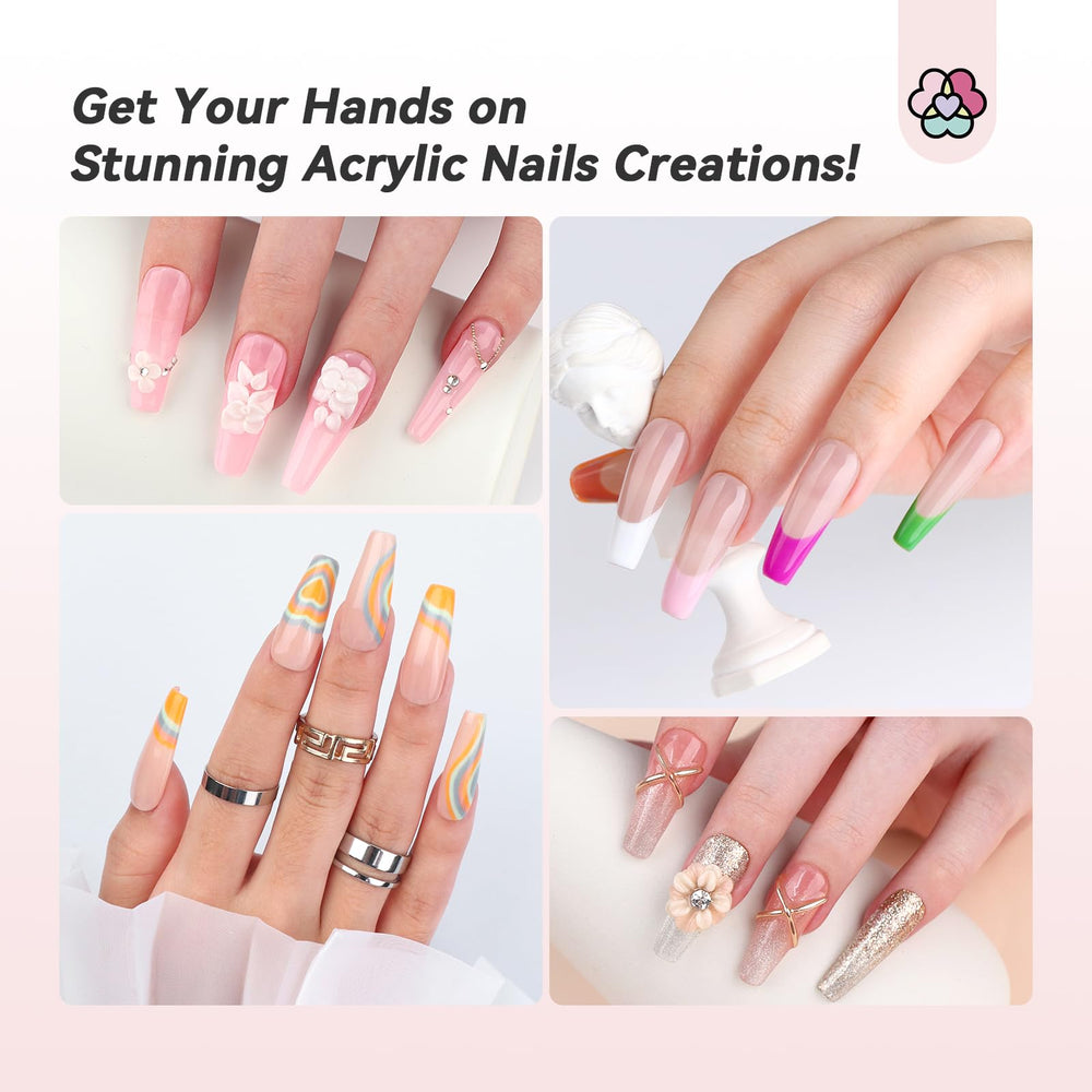 SAVILAND Kolinsky brush set on table demonstrates a professional acrylic kit ready for use.