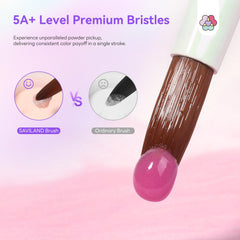 SAVILAND Kolinsky 14# brush ideal for gradient bases and soft transitions.