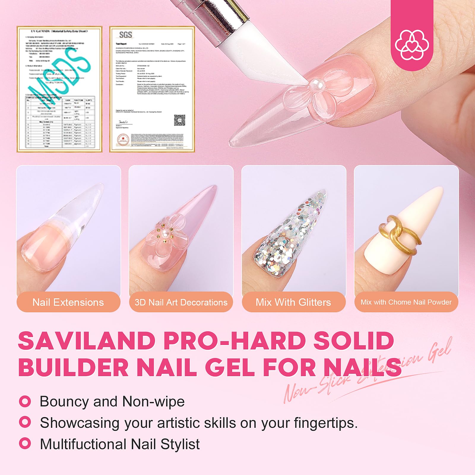 Lámpara UV de SAVILAND para curado rápido en uñas