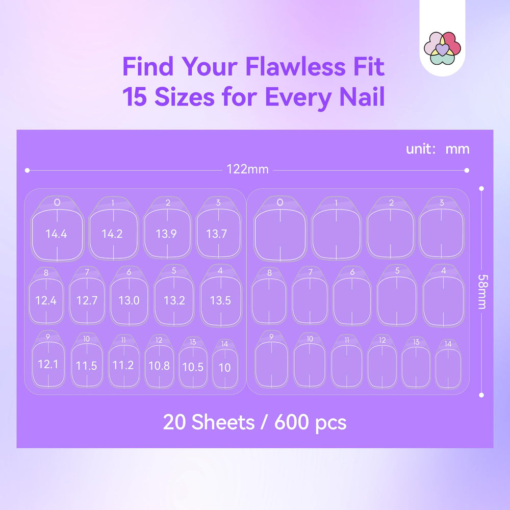 SAVILAND nail adhesive tabs closeup skin-friendly formula featuring plant extracts for comfort.