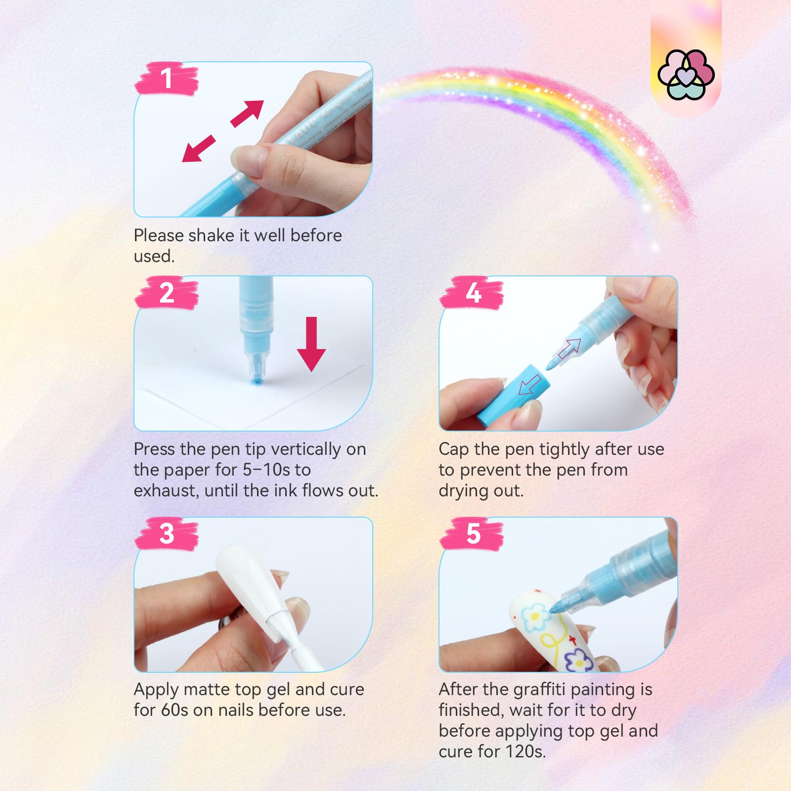 SAVILAND DIY mani in progress demonstrates easy shake-and-flow application.
