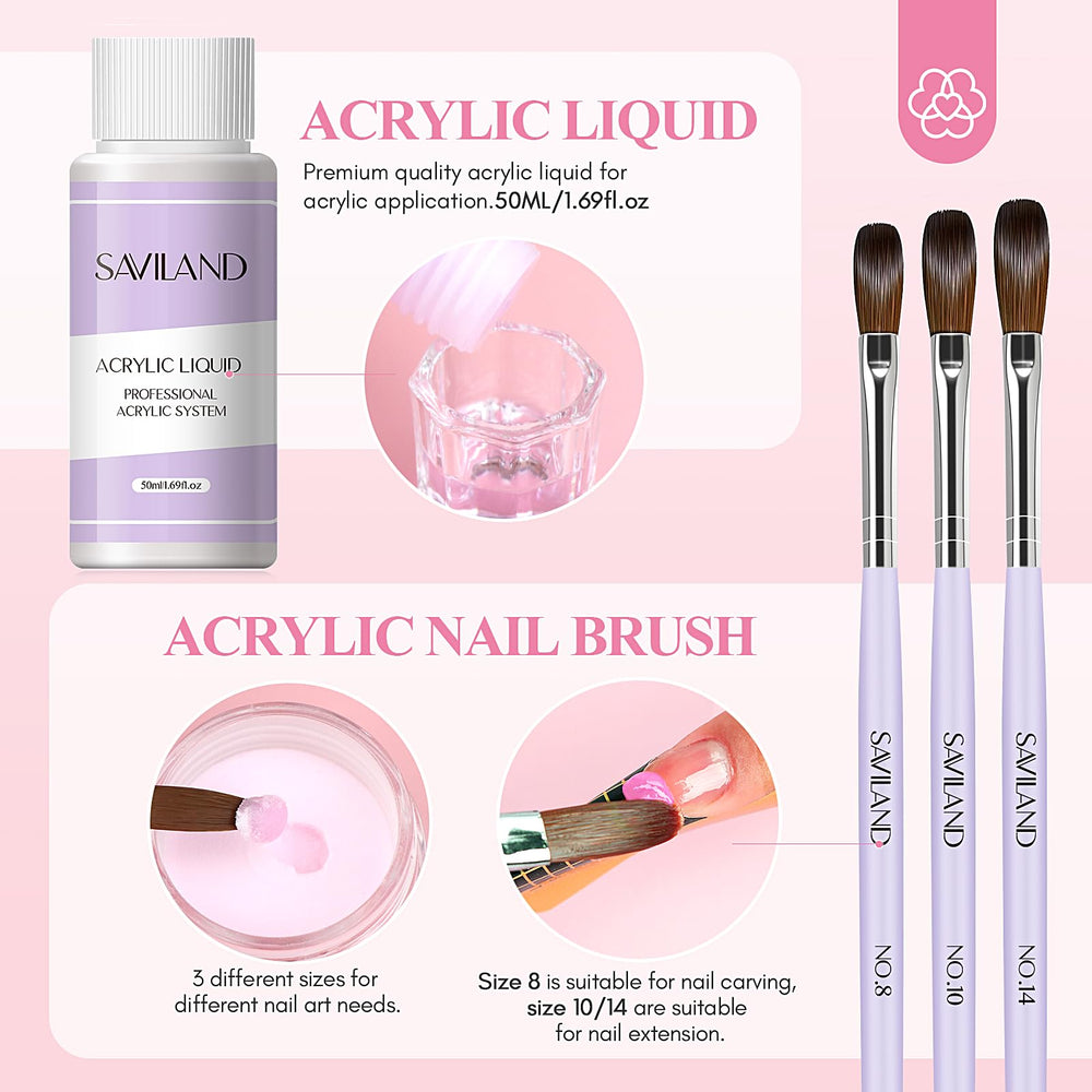 SAVILAND nail buffer and file for smooth edges and finish.