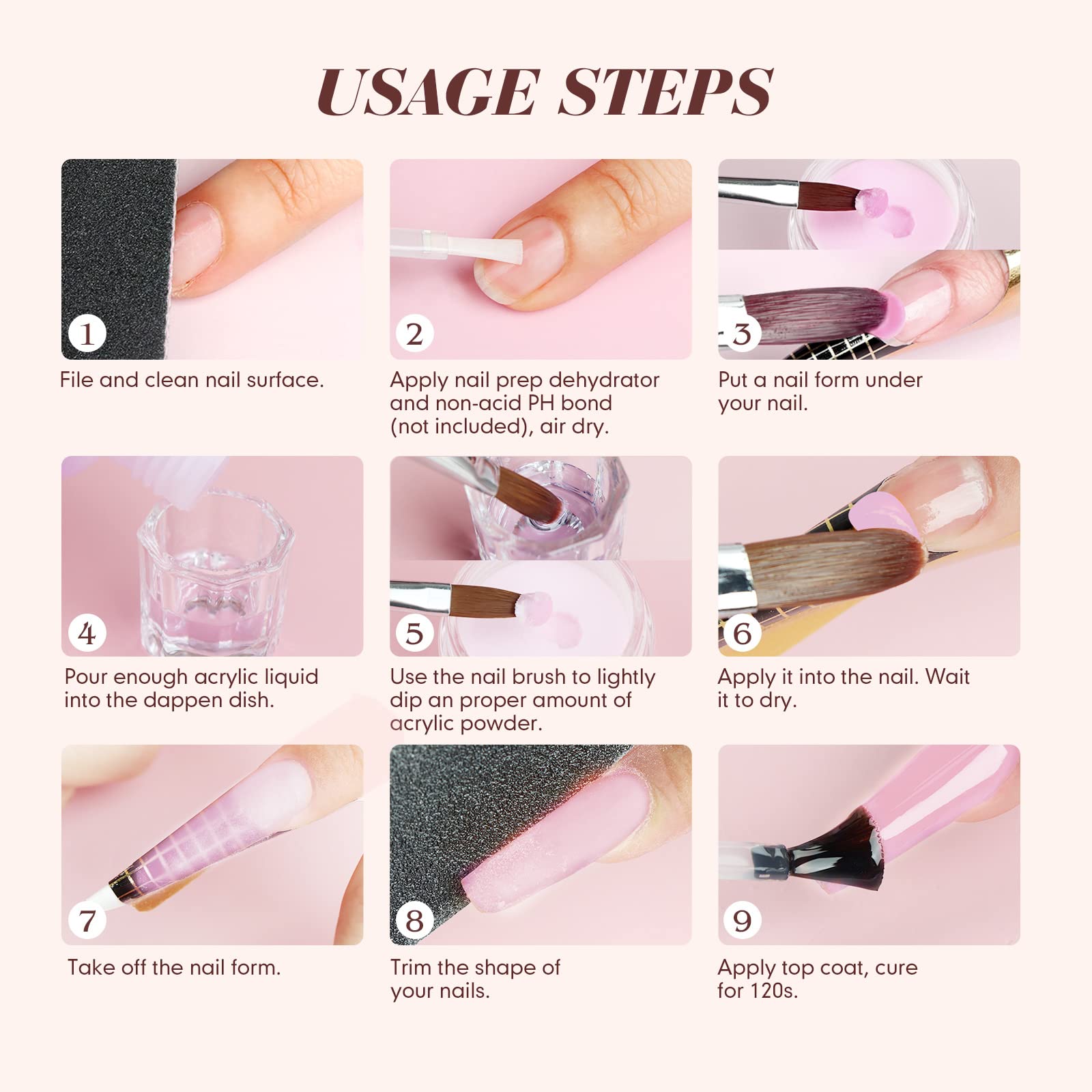 SAVILAND nail buffer with wooden cuticle pushers for prep