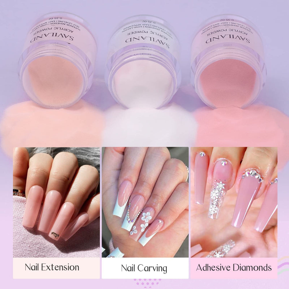 SAVILAND nail forms set for varied lengths and shapes
