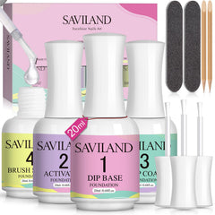Base líquido SAVILAND para polvo de inmersión, aplicación suave y duradera.