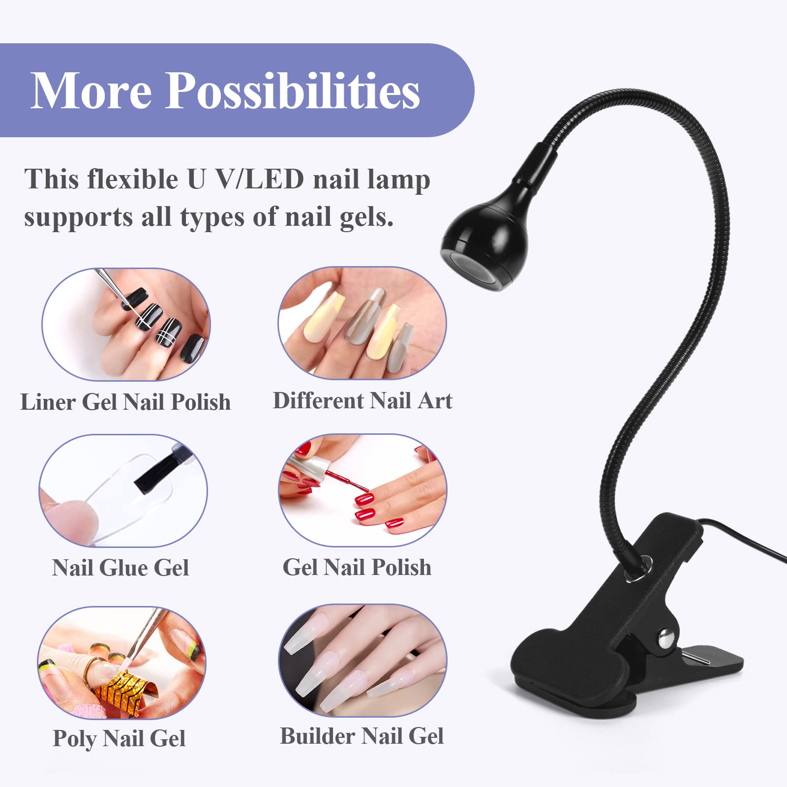 SAVILAND compact mini nail lamp is travel-friendly for home use.