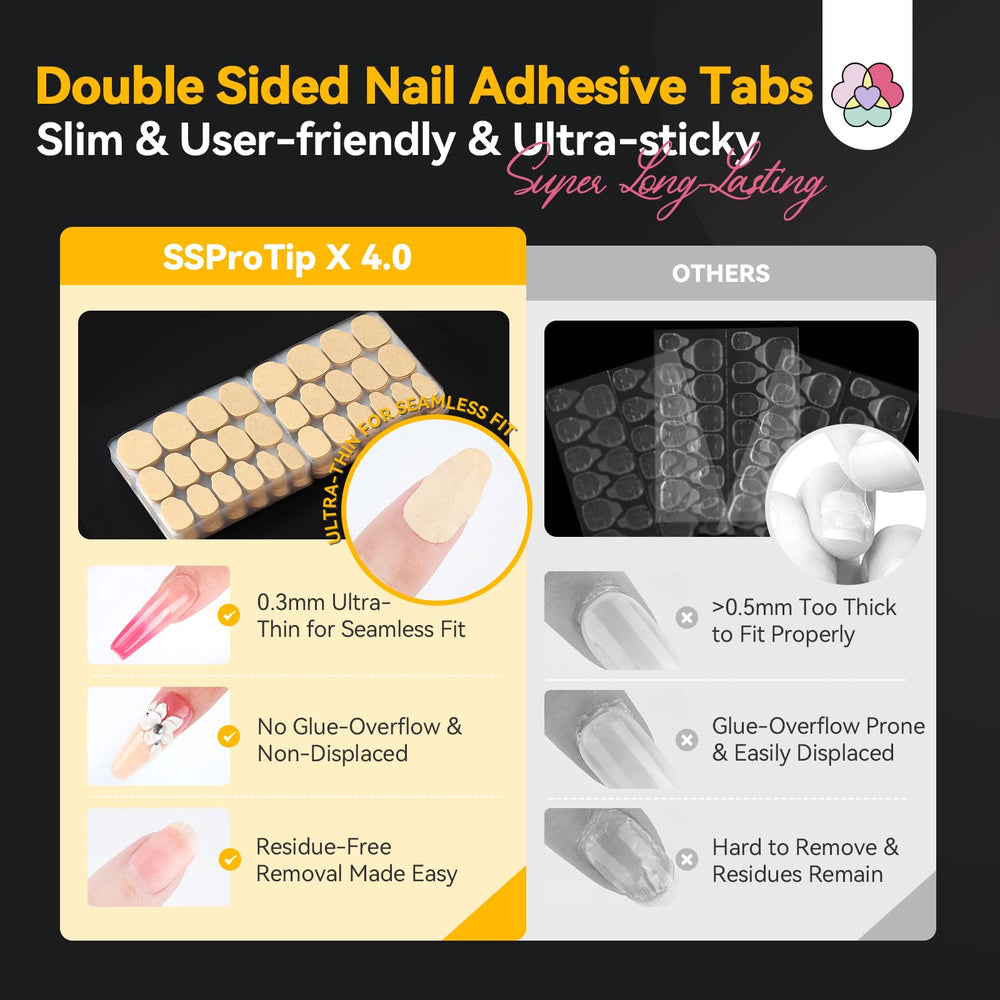 SAVILAND 15 sizes fit 99% of nails for custom, comfortable press-on results.