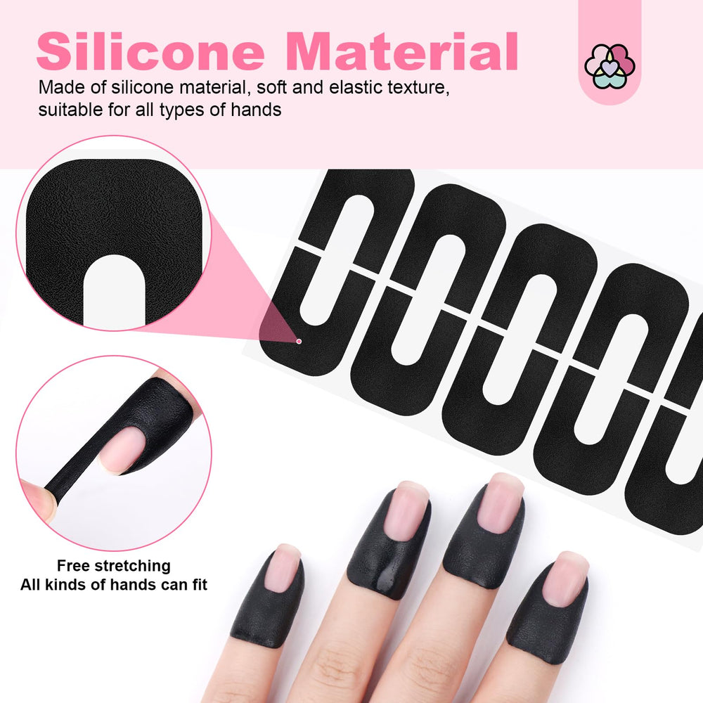 Protector Saviland para uñas compatible con lámpara UV y secado
