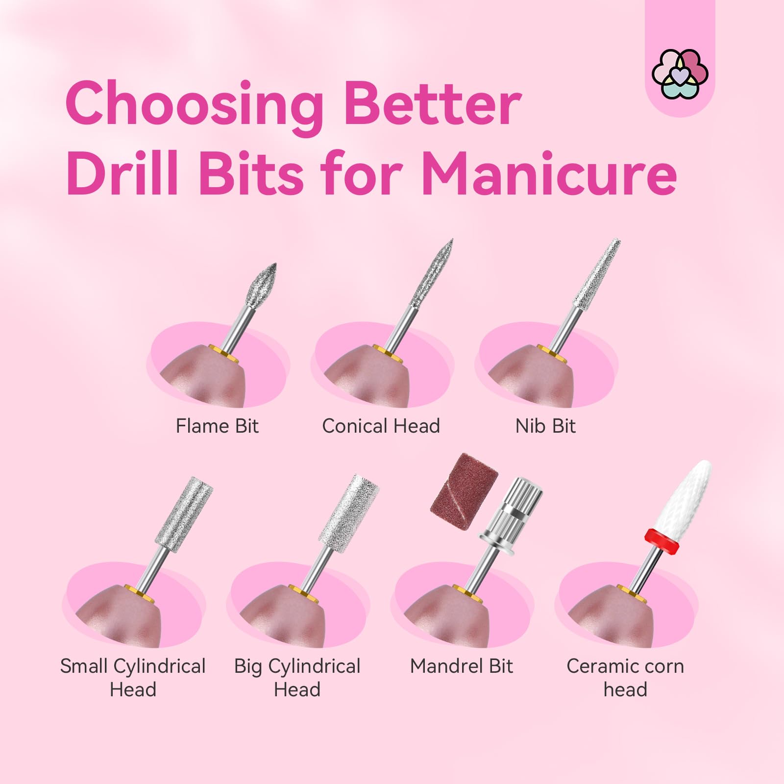 SAVILAND sanding bands set of 51 for smooth finishing of nails.