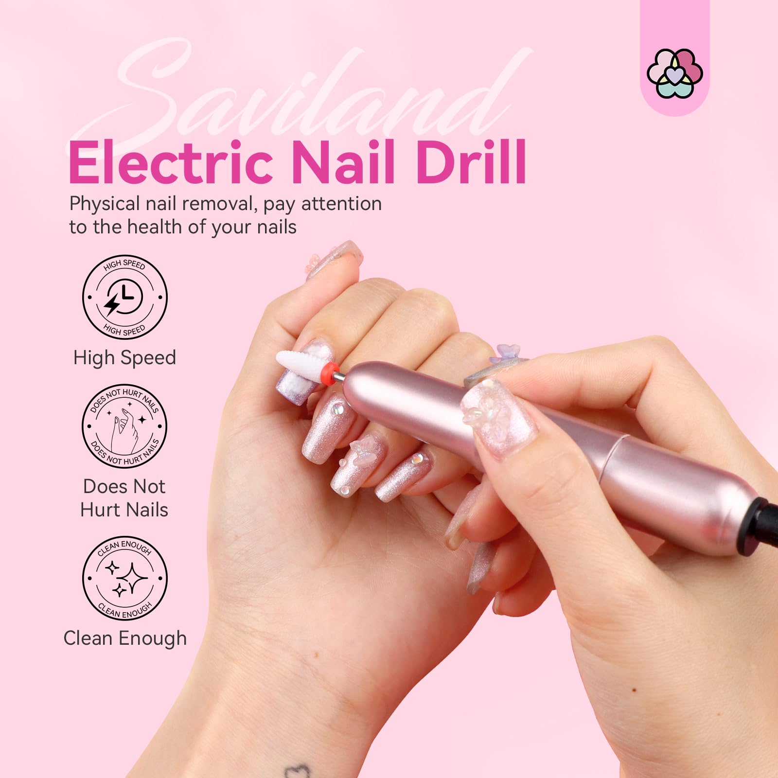 SAVILAND adjustable speed up to 20,000 RPM for customized filing.
