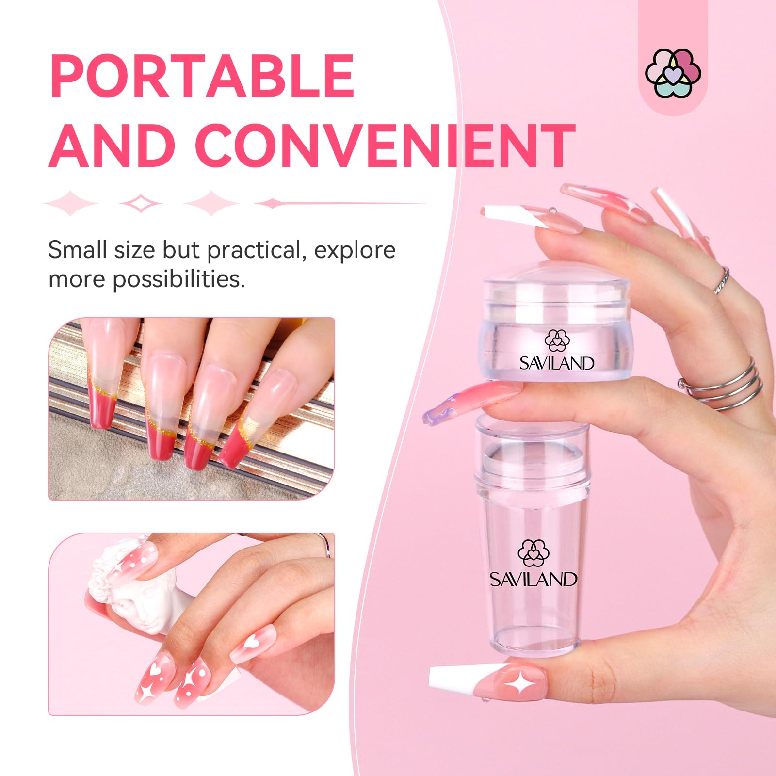 Saviland stamping kit with tips for best results.