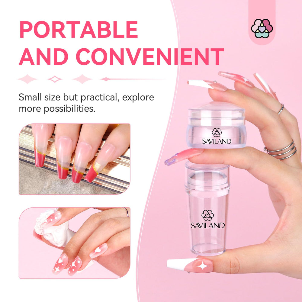 Saviland stamping kit with tips for best results.