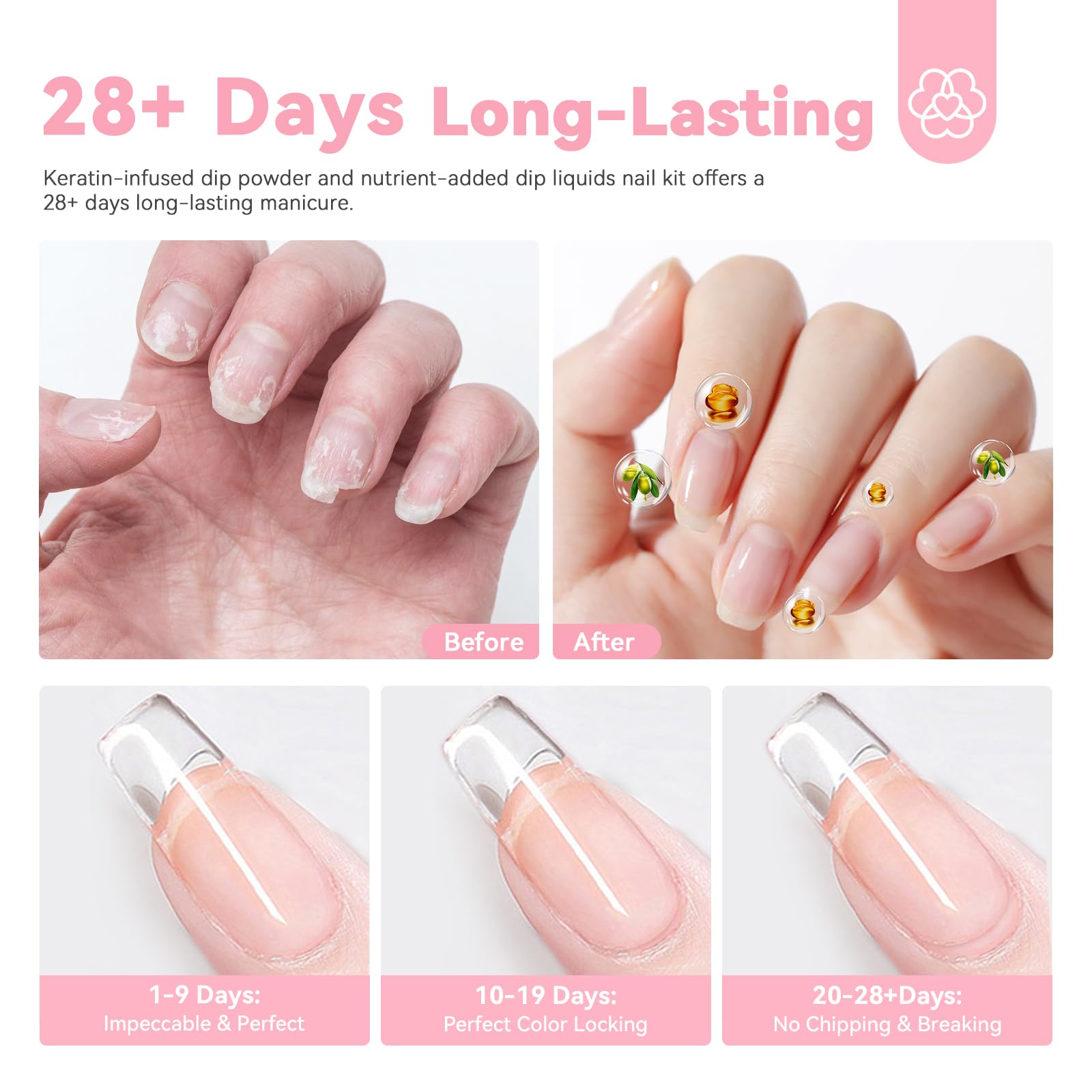 SAVILAND uñas francesas manicura elegante y duradera.