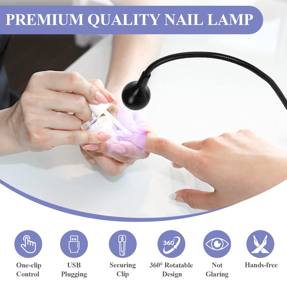 SAVILAND lamp supports a wide range of gel polishes and builder gels.