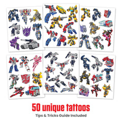Savvi Transformers tatuajes aplicación fácil para niños
