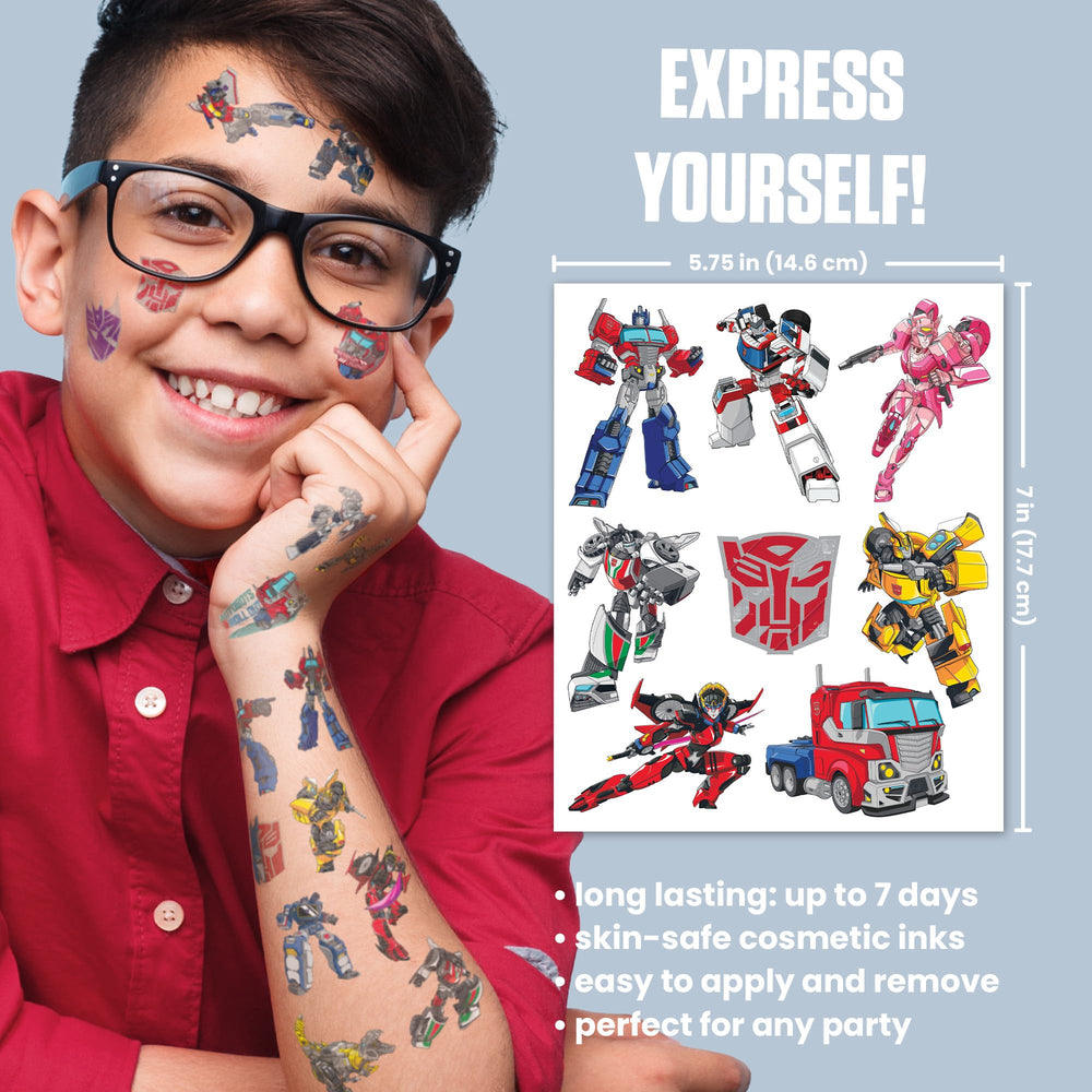 Savvi Transformers tatuajes duran 4-7 días en la piel