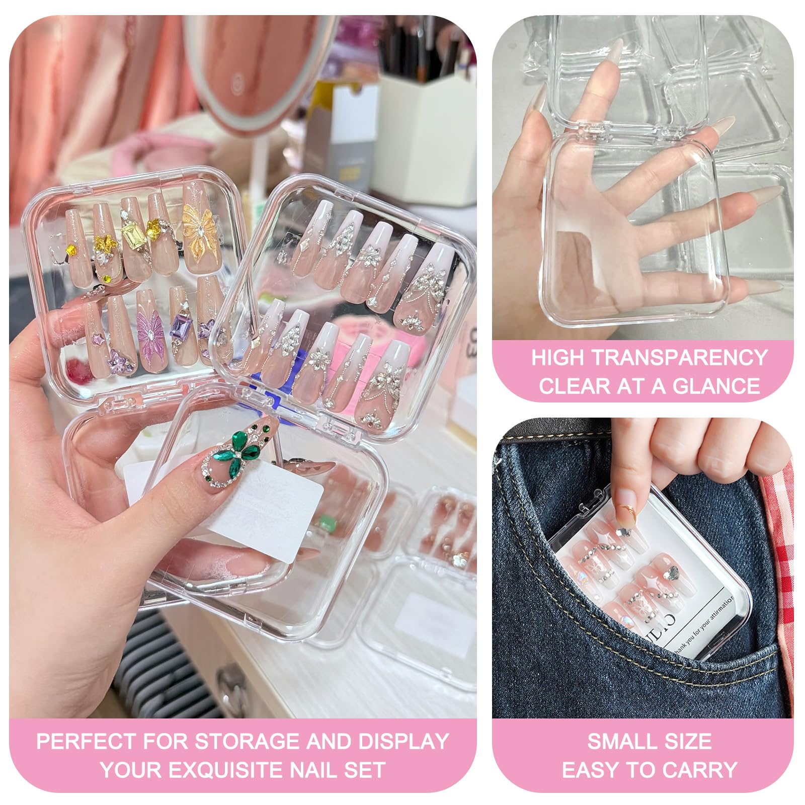 Sawvolker compact plastic boxes are durable and easy to open for busy salons