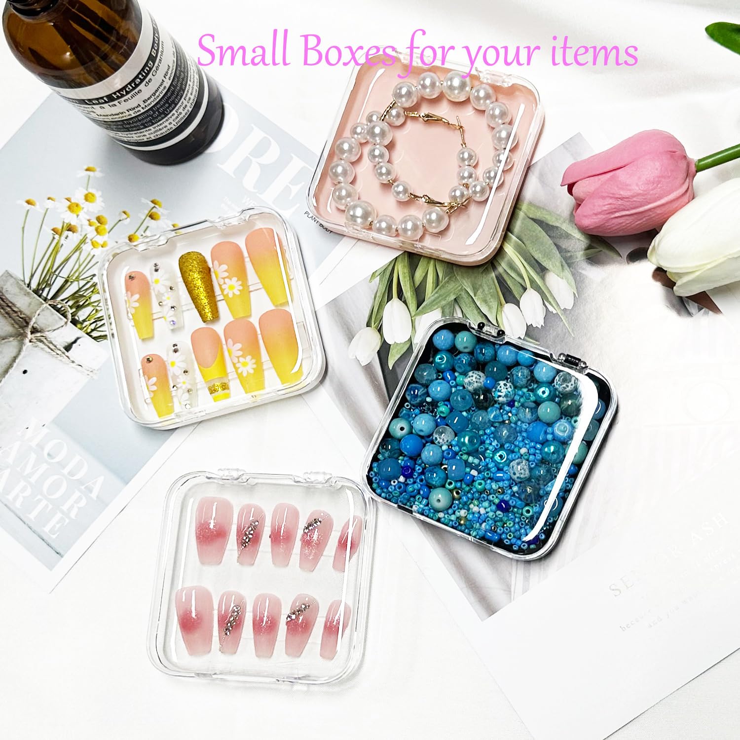 Sawvolker lid-equipped nail organizers offer quick access and added protection during transport