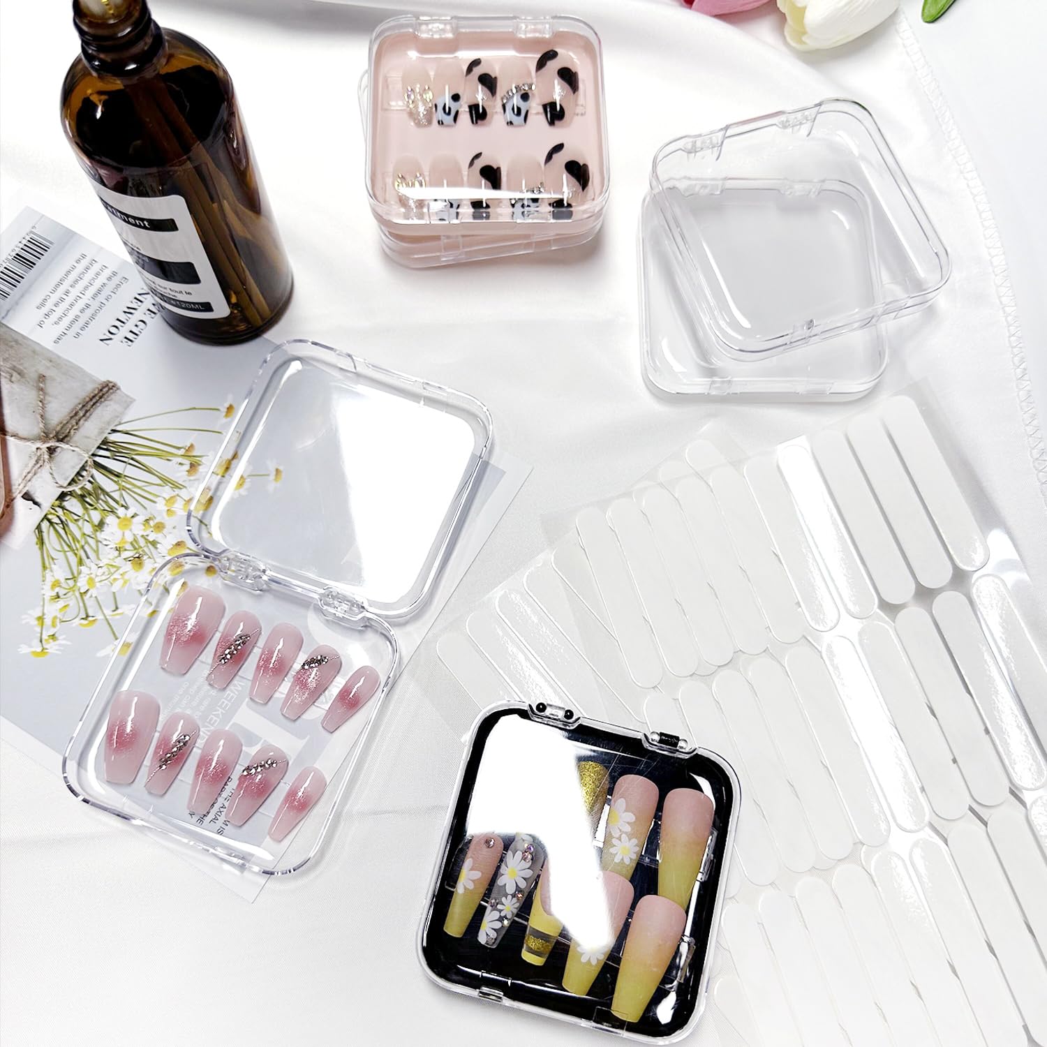 Sawvolker nine-piece set is ideal for organizing a growing nail art display