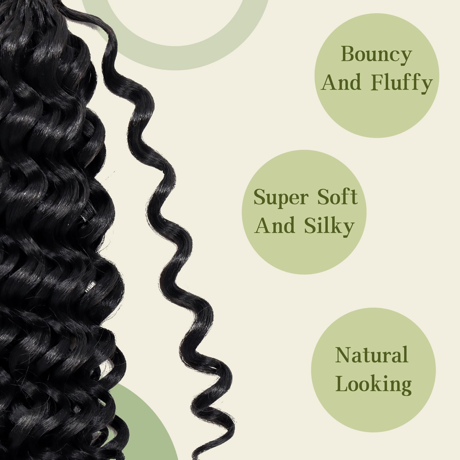 Saypeds GOGO Curl Deep Ocean Water Wave length display shows 10 inches for versatile styling.
