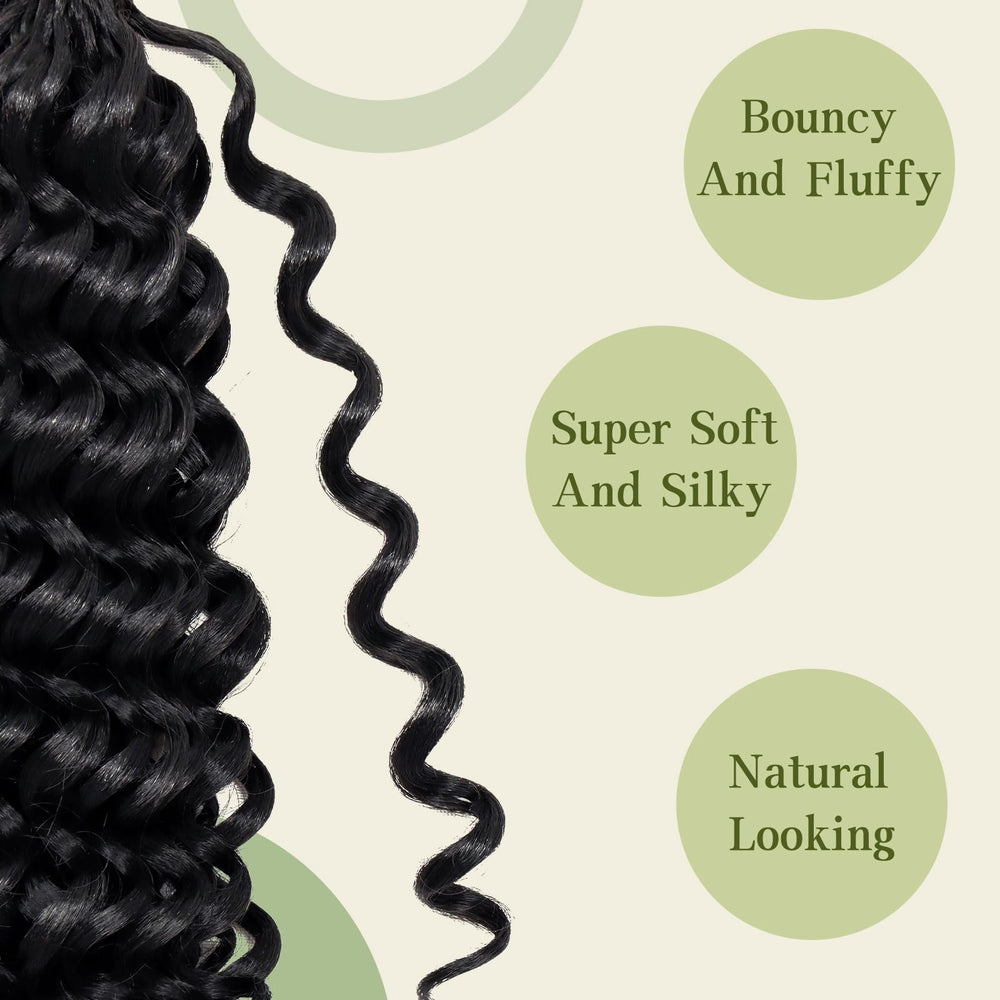 Saypeds GOGO Curl Deep Ocean Water Wave length display shows 10 inches for versatile styling.