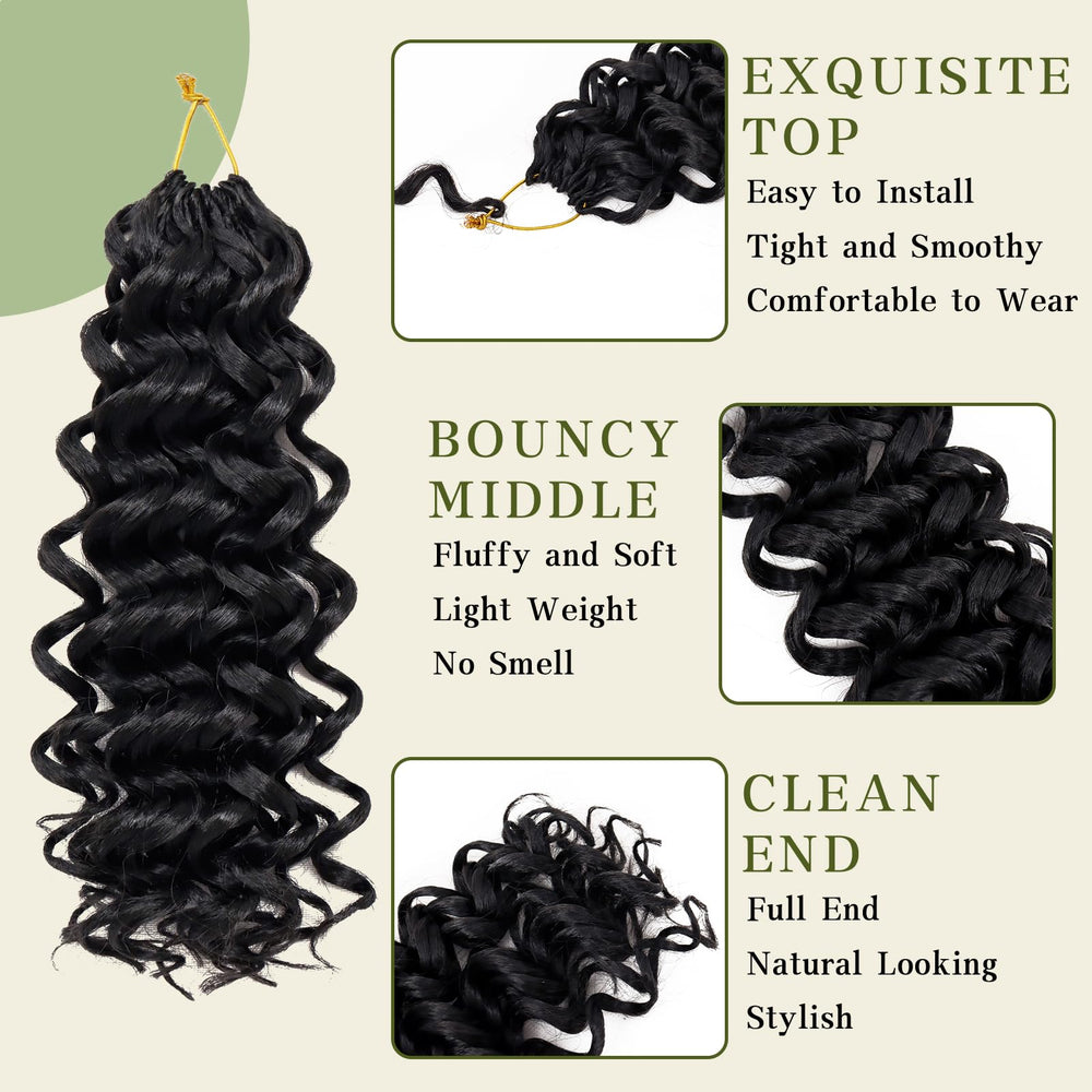 Saypeds GOGO Curl Deep Ocean Water Wave package demonstrates easy installation features.