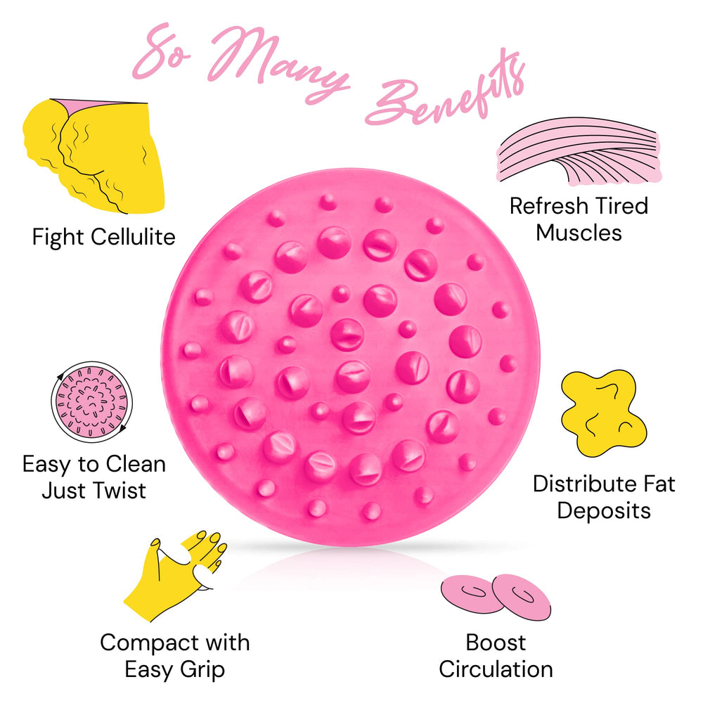 Compact pink Scala massager design for easy grip
