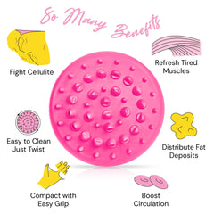 Compact pink Scala massager design for easy grip