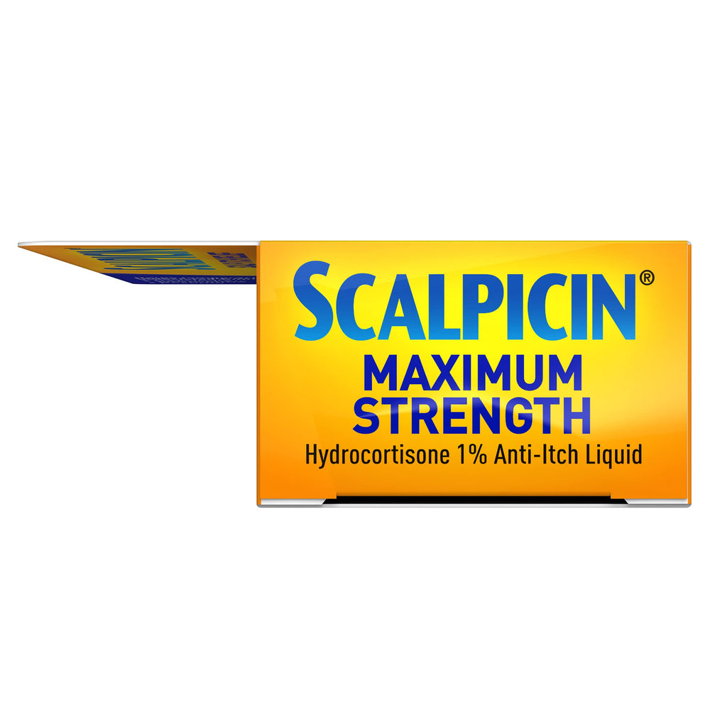 Scalpicin aplicación en psoriasis del cuero cabelludo, alivio ocasional.