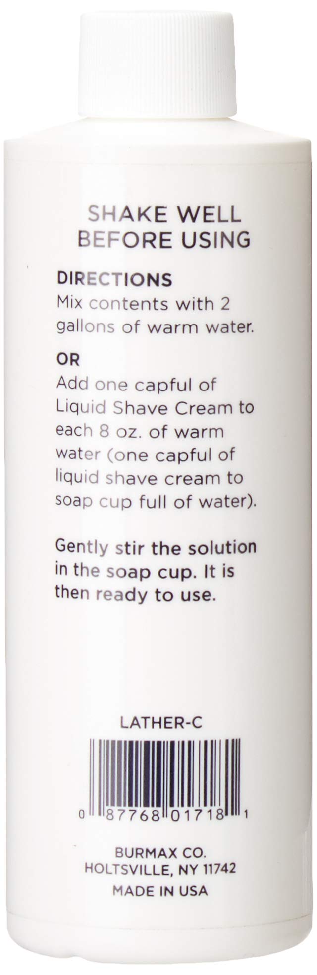 Scalpmaster Liquid Shave Cream applied to the scalp for a comfortable shave
