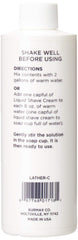 Scalpmaster Liquid Shave Cream applied to the scalp for a comfortable shave