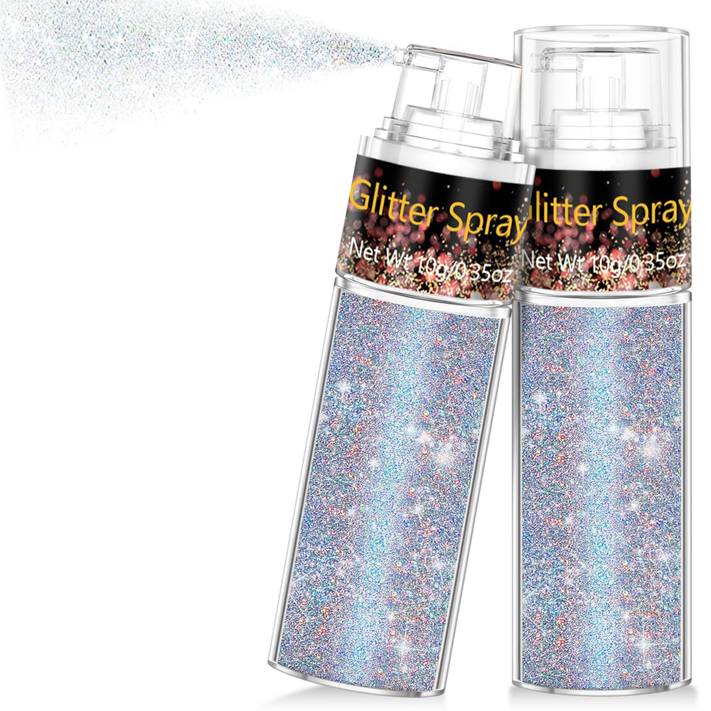Scarman Glint-Rainbow spray, botella con brillo uniforme en cabello y piel