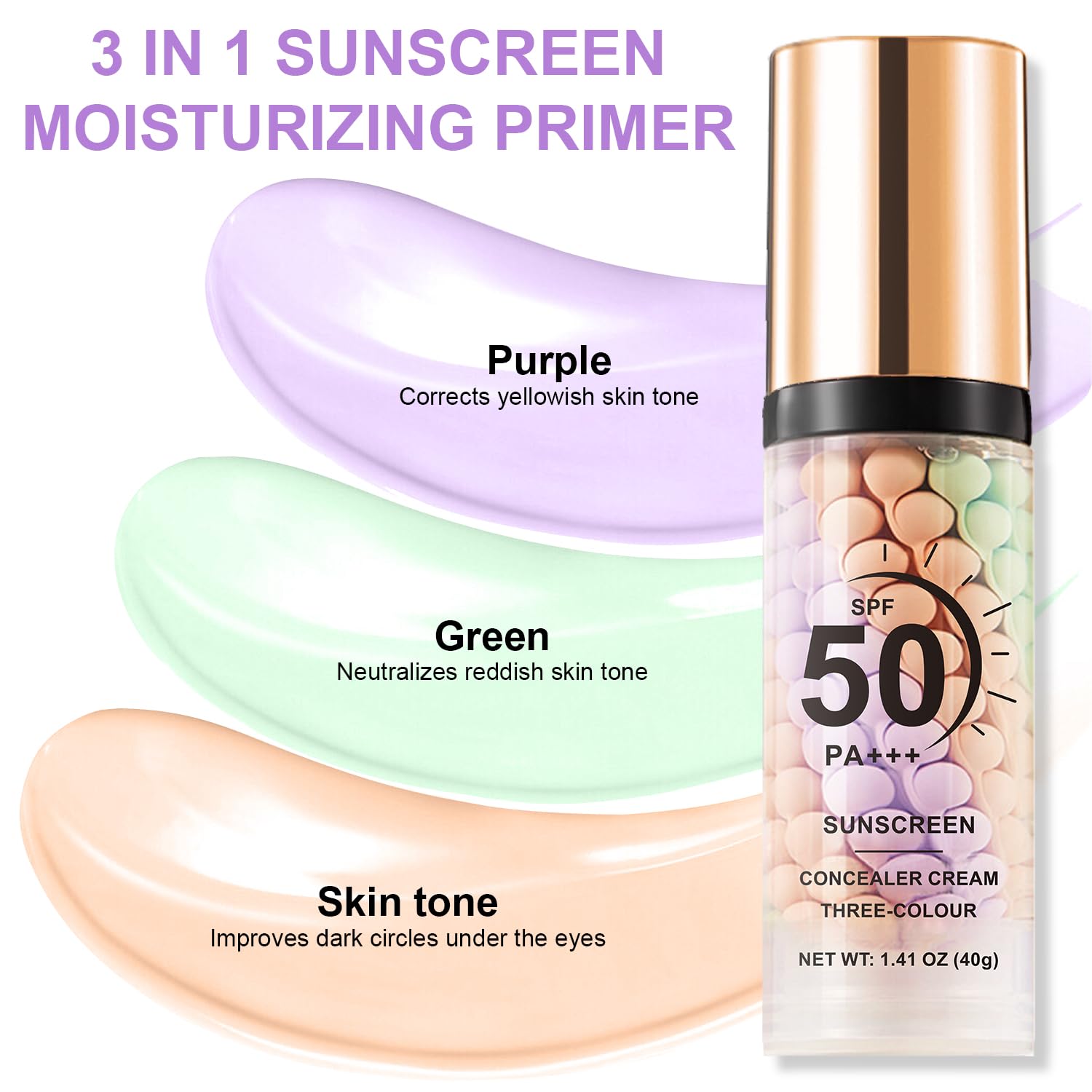 Travel-size primer bottle designed for on-the-go makeup.