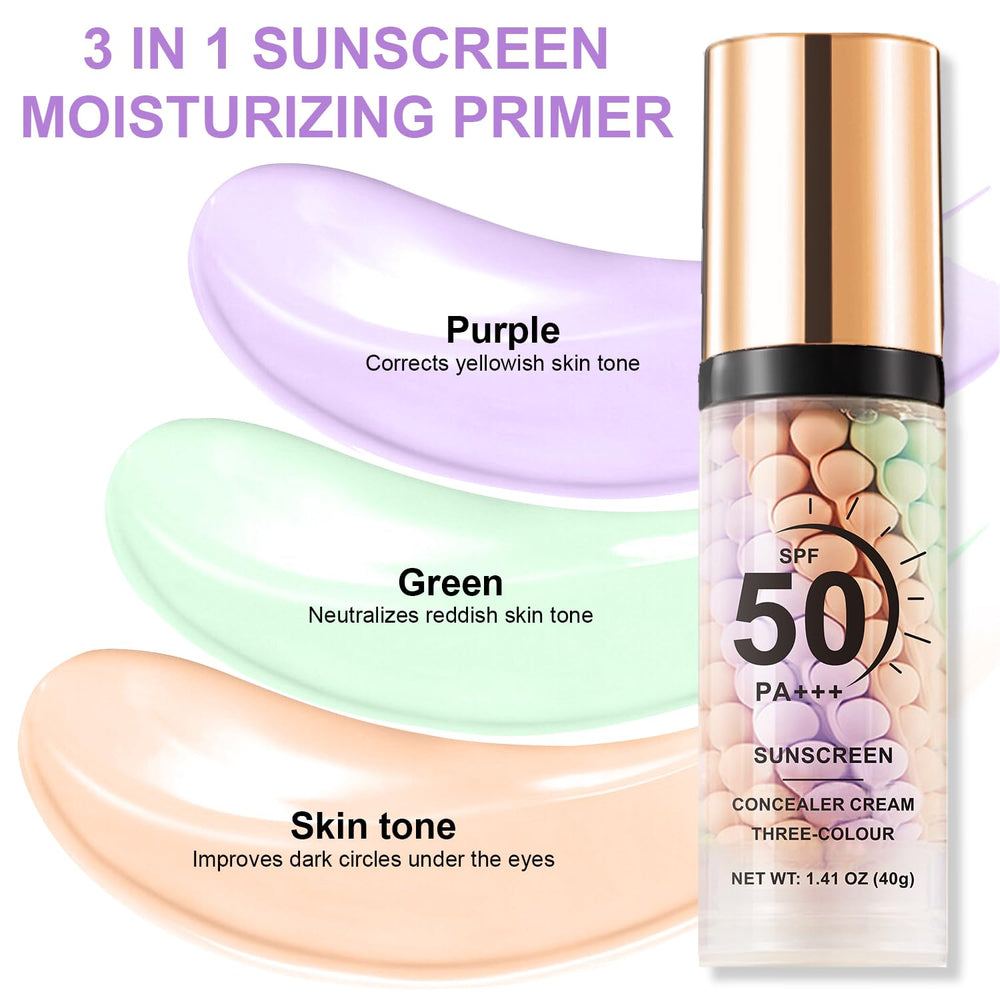 Travel-size primer bottle designed for on-the-go makeup.