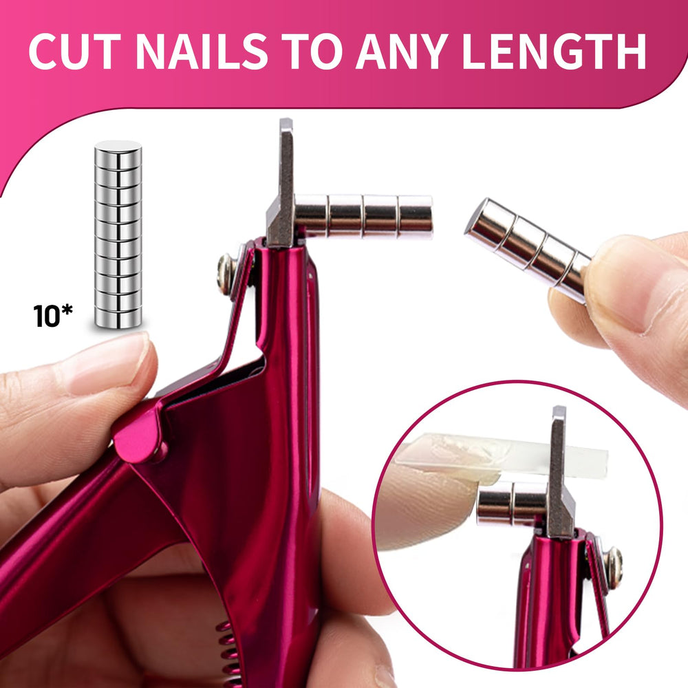Compact 5.1-inch clipper fits in a pocket for on-the-go touch-ups.