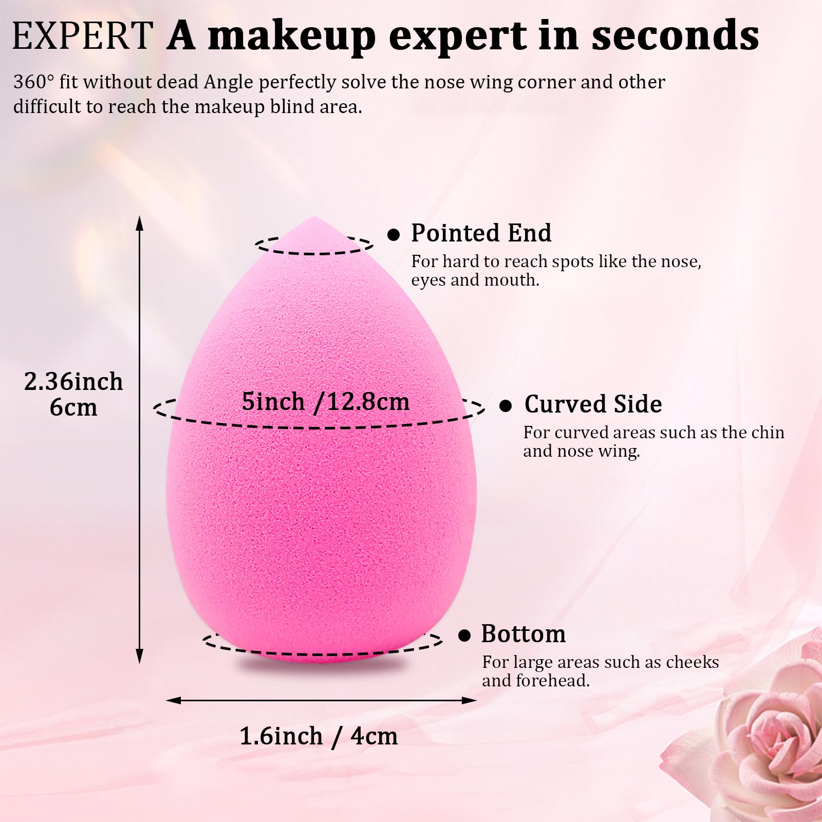 Scartink latex-free soft sponge for gentle blending on delicate skin.
