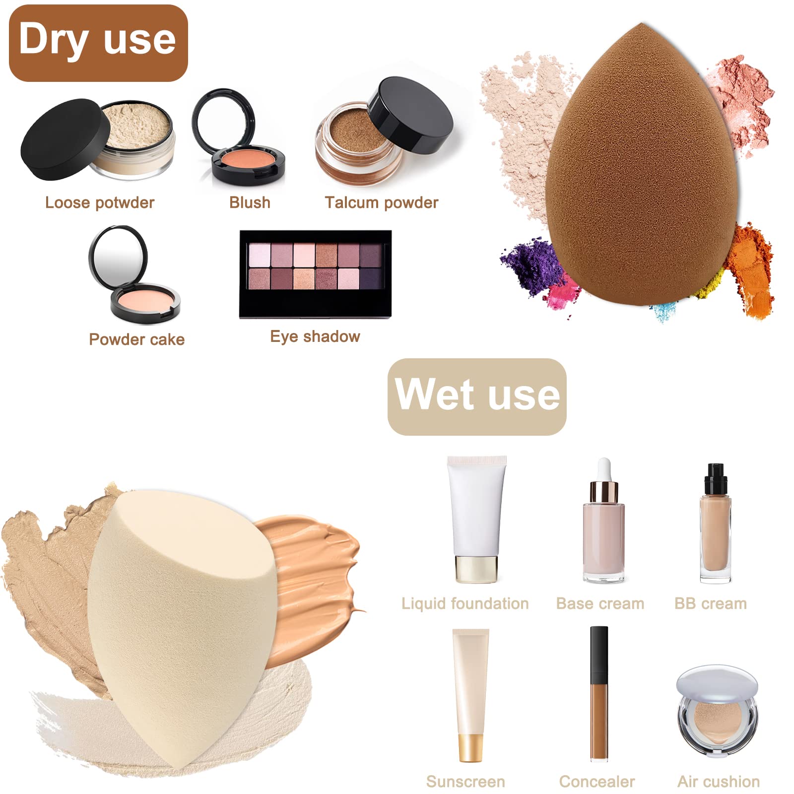 Scartink latex-free soft texture sponge feels gentle on skin.