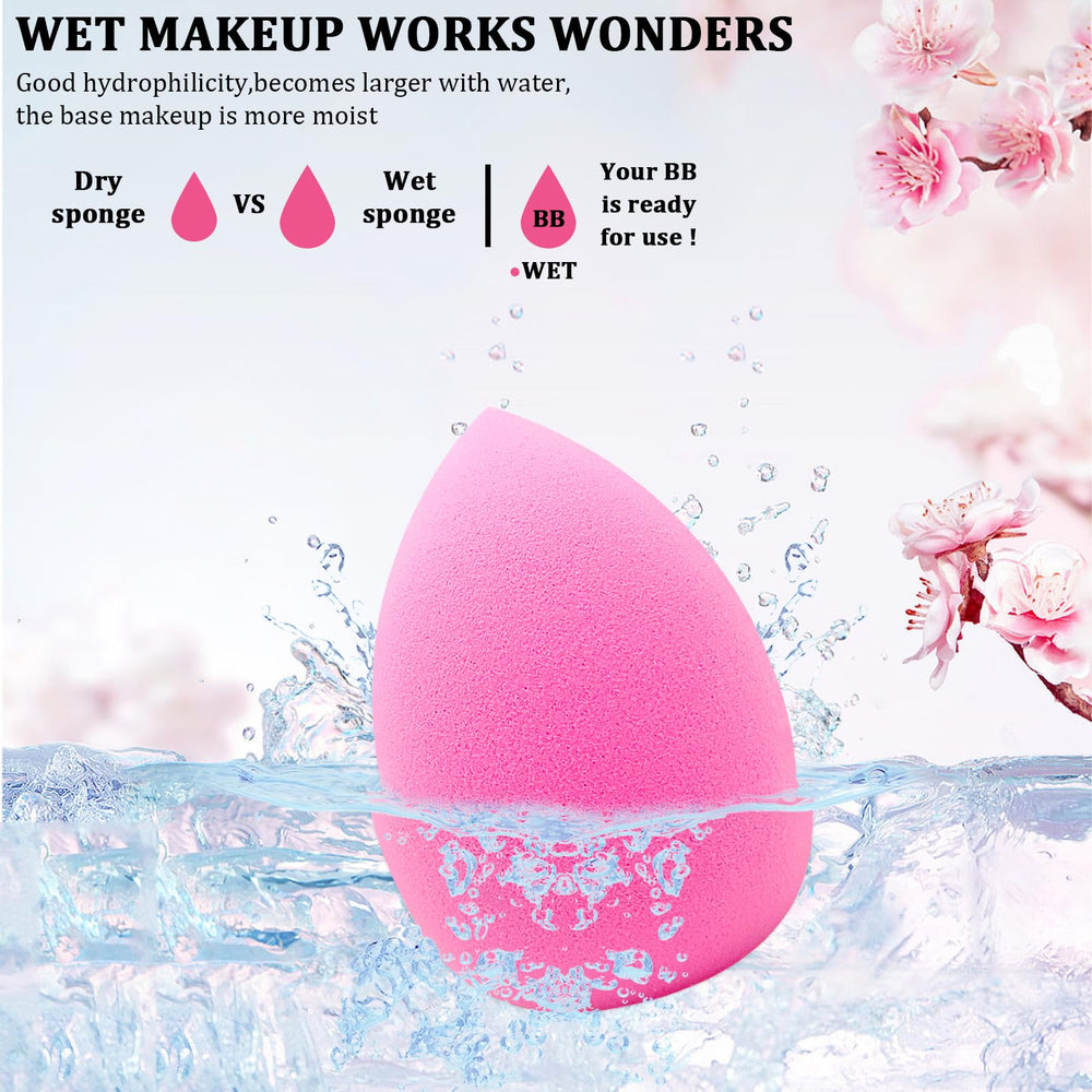 Scartink liquid-foundation application sponge delivers smooth, even finish.