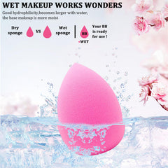 Scartink liquid-foundation application sponge delivers smooth, even finish.