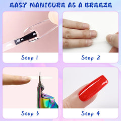 Scartink Rainbow acrylic nail cutter with high-strength spring delivers smooth cutting action.