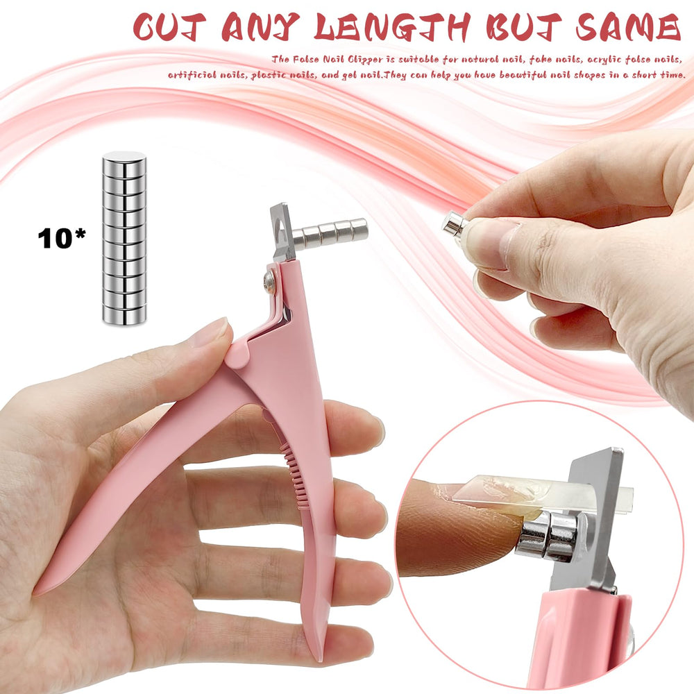 Scartink stainless steel nail trimmer suited for natural and artificial nails.