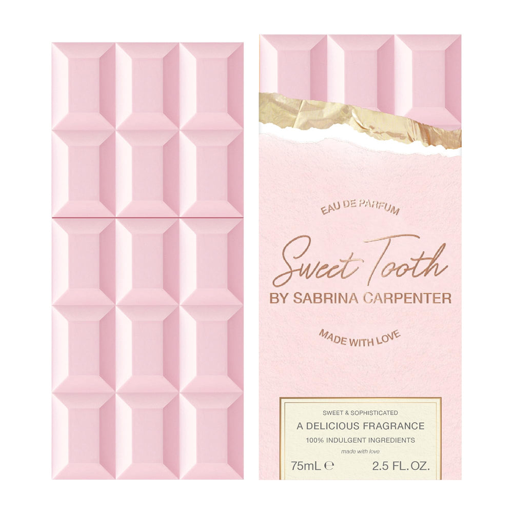 SCENT BEAUTY Sabrina Carpenter Sweet Tooth on vanity for everyday wear