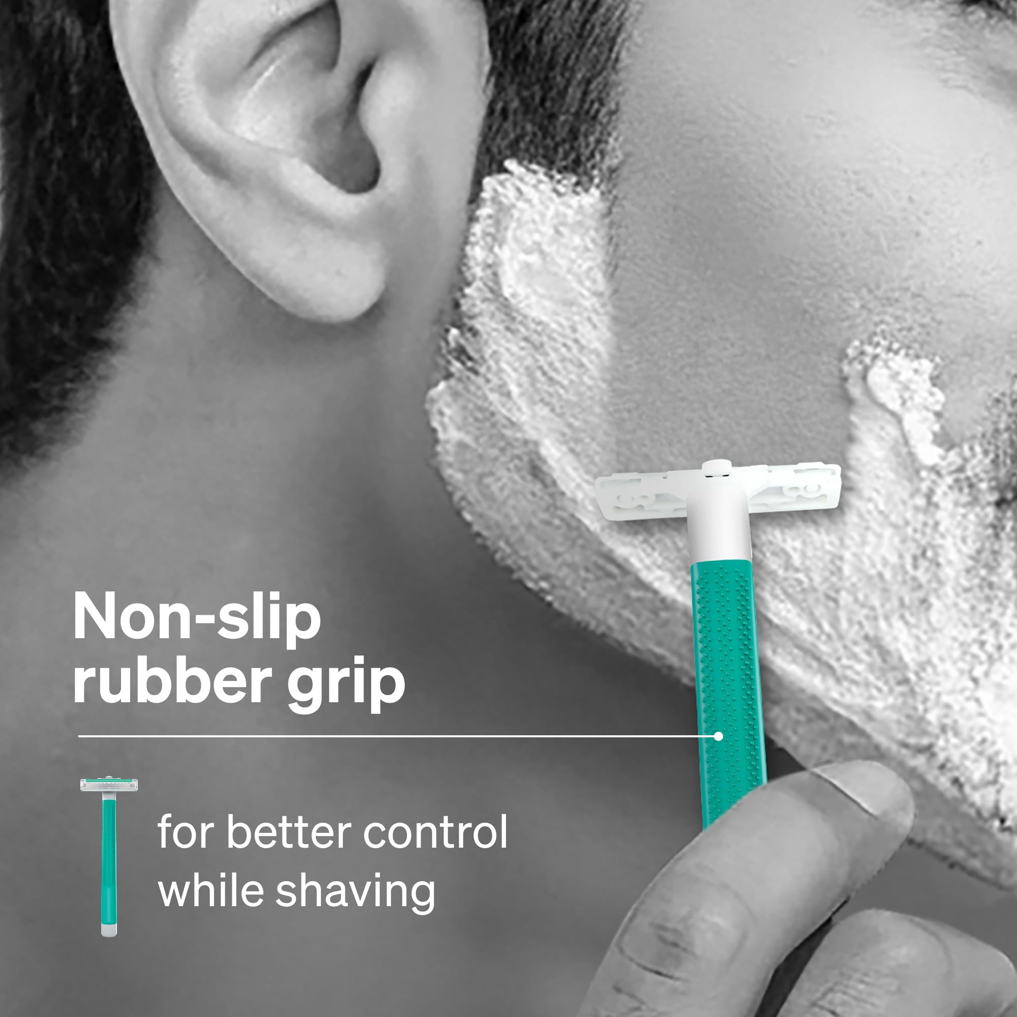 Schick Exacta2 Sensitive razor used on underarms with gentle glide.