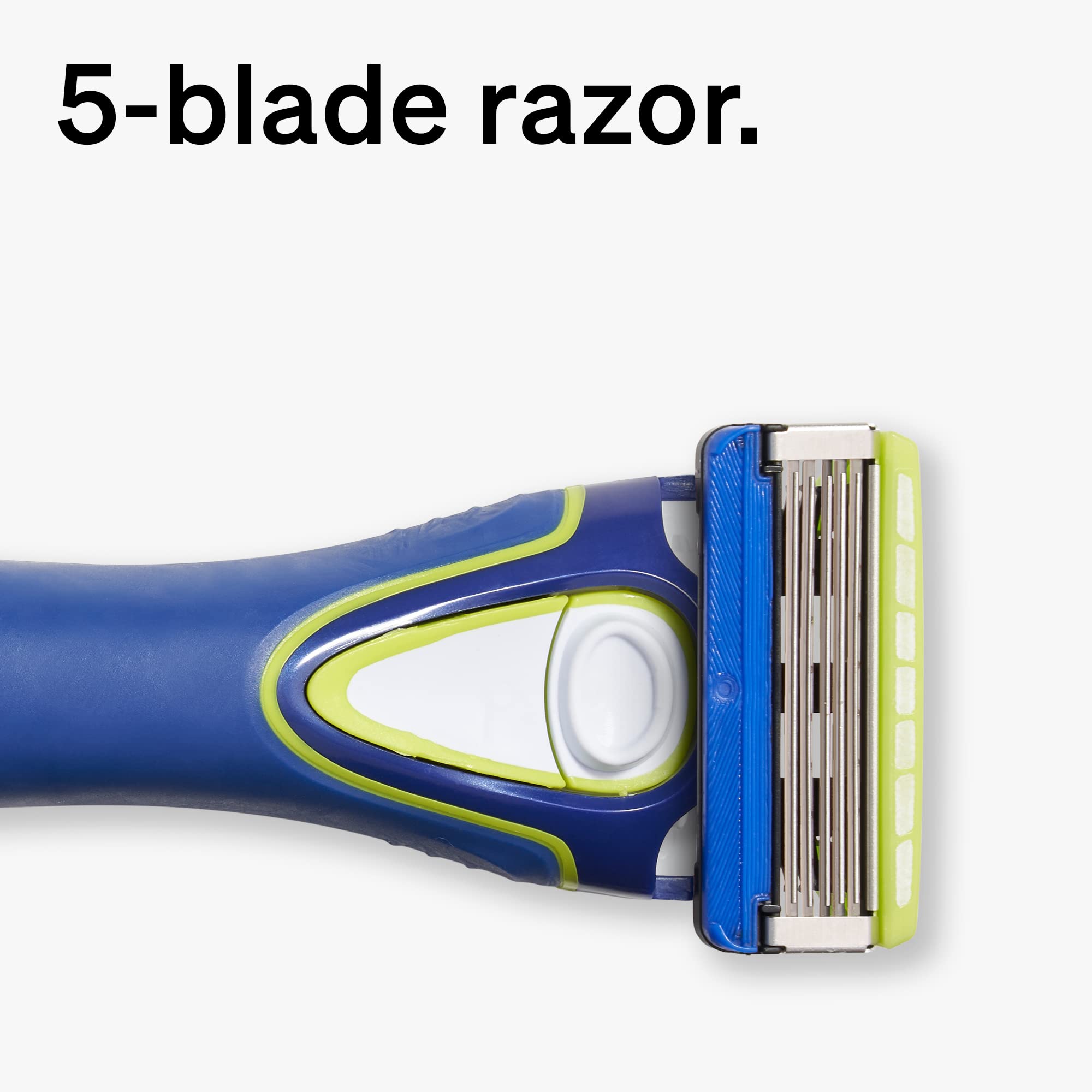 Schick Hydro 5 Groomer built-in-power-trimmer for custom lengths.