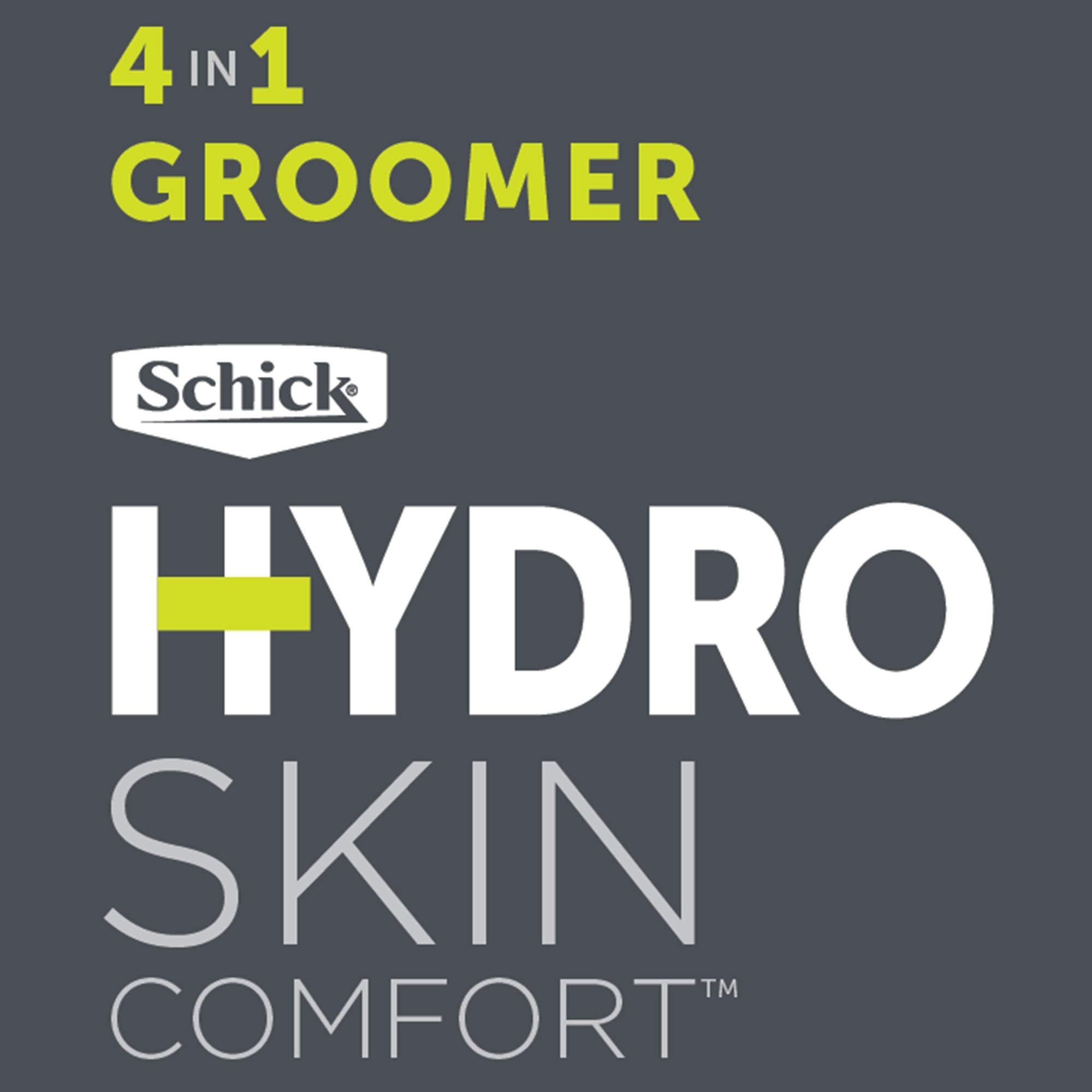 Schick Hydro 5 Groomer waterproof design enables wet-dry use.