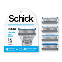 Schick Hydro 5 Sense hydrate razor refill with gel reservoir for smooth shaving